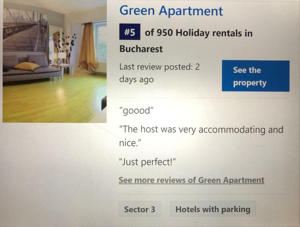 Green Apartment 6 Бухарест Екстер'єр фото