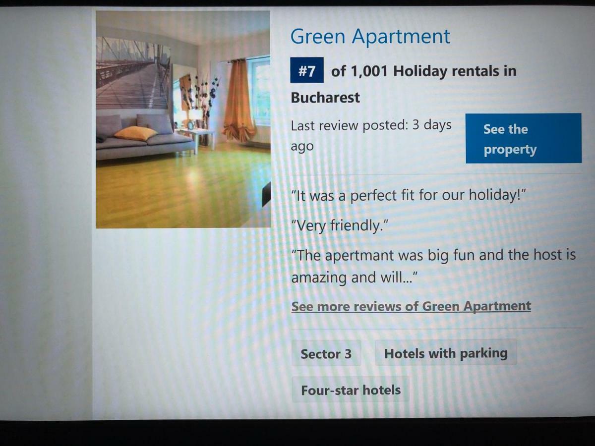 Green Apartment 6 Бухарест Екстер'єр фото